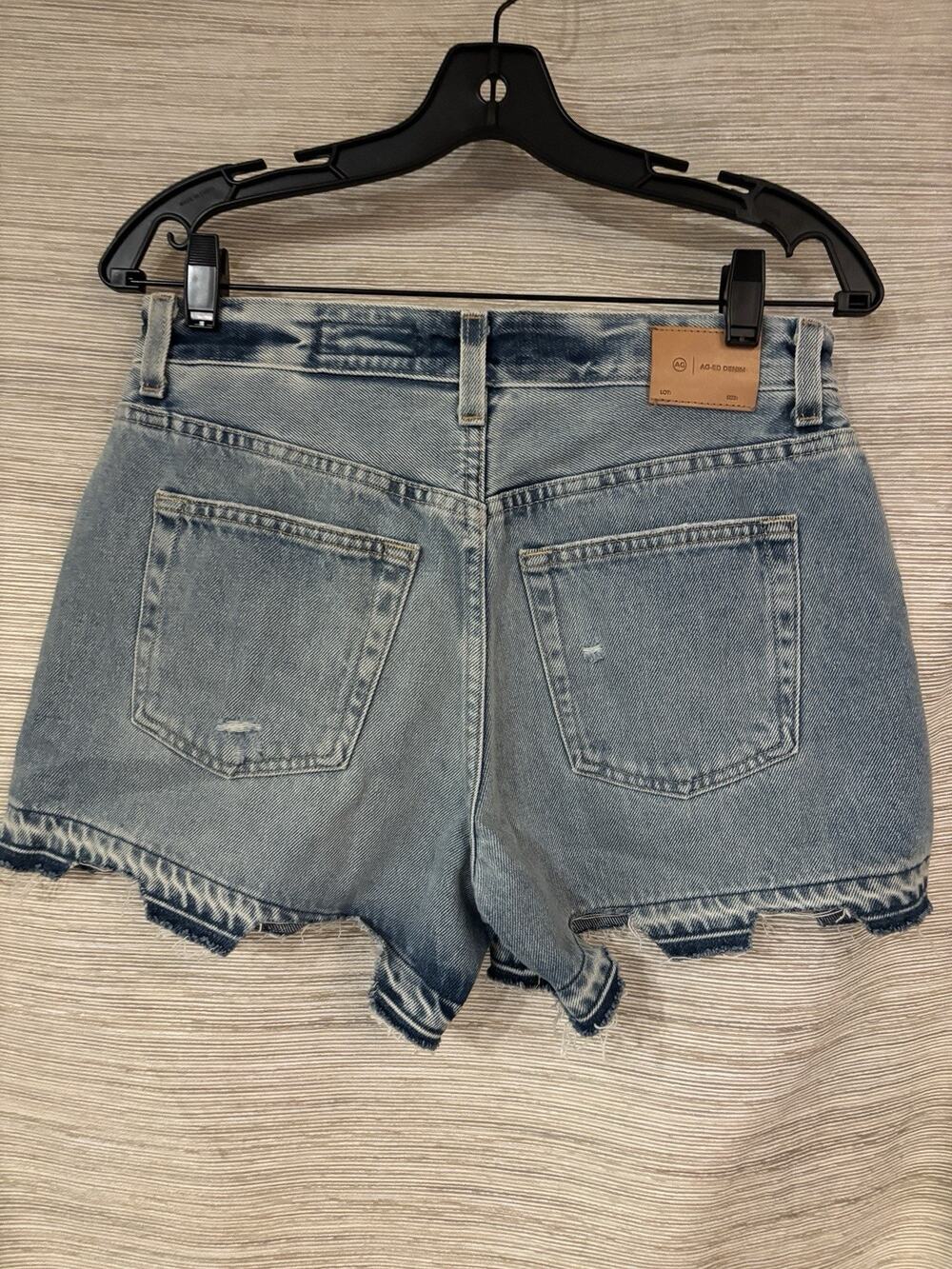 Ag-ed Denim 28R Button Fly Alexxis Short High Rise Wedgie
